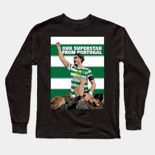 Our Superstar From Portugal - Jota On The Wing Long Sleeve T-Shirt